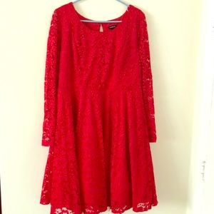 Red Lace Dress